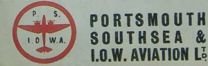 PSIOWA logo, Portsmouth Southsea and Isle of Wight Aviation